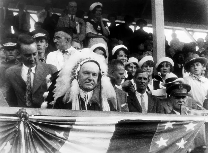 Framed Print : President Calvin Coolidge, circa 1925. Courtesy: CSU Archives / Everett Collection