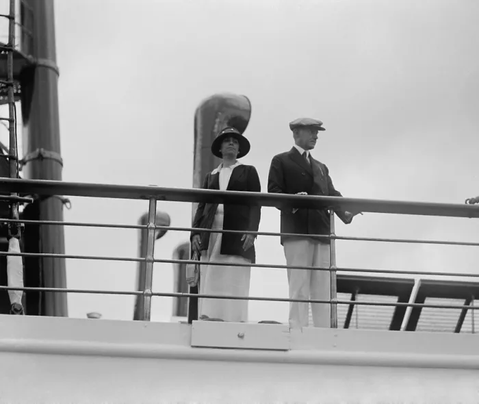Framed Print : President Calvin Coolidge and First Lady Grace on the Presidential yacht, Mayflower. Sept. 8, 1923. Mayflower served as Presidential yacht from 1904 until 1929 Framed Print : President Calvin Coolidge and First Lady Grace on the Presidential yacht, Mayflower. Sept. 8, 1923. Mayflower served as Presidential yacht from 1904 until 1929