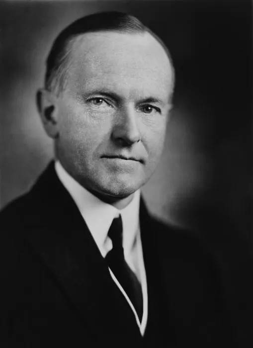 Framed Print : President Calvin Coolidge succeeded to the presidency on the death of Warren Harding in August 1923 (BSLOC_2020_2_139)
