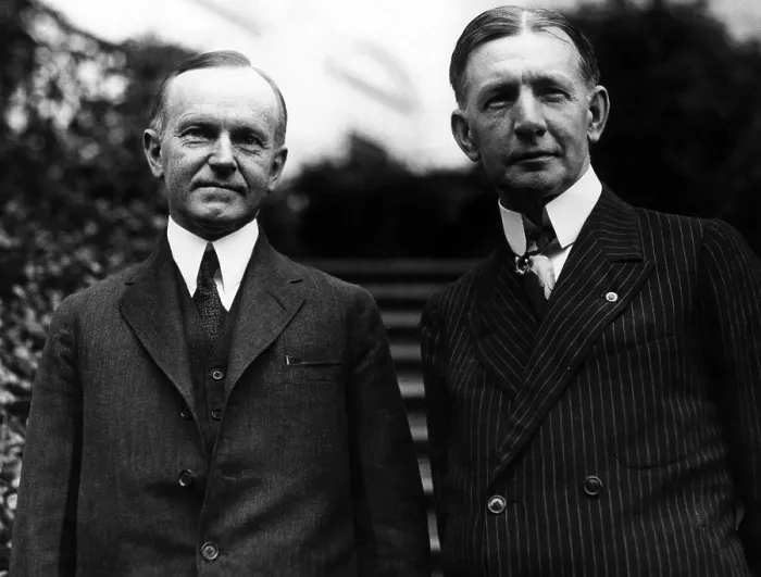Framed Print : President Calvin Coolidge and Vice President Charles Dawes, 1924. Courtesy: CSU Archives / Everett Collection