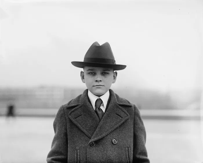 Framed Print : President Calvin Coolidge's son Calvin Coolidge, Jr. 1921