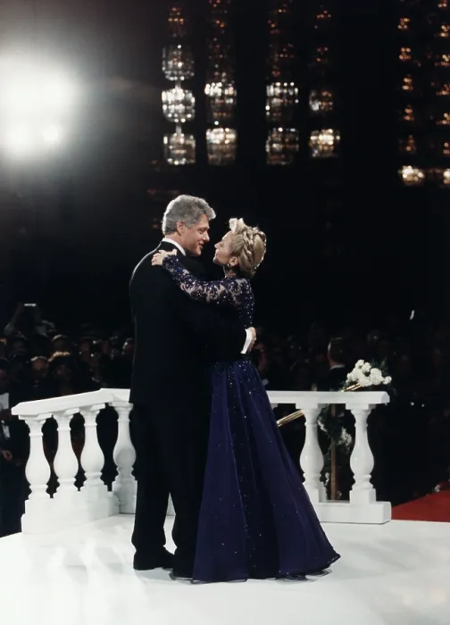Framed Print : President Bill Clinton and Hillary Rodham Clinton, dancing at an 1993 inaugural ball Framed Print : President Bill Clinton and Hillary Rodham Clinton, dancing at an 1993 inaugural ball