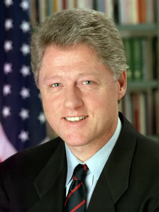 Framed Print : President Bill Clinton, January 1993. Official White House portrait by Bob McNeely. (BSLOC_2015_2_186)