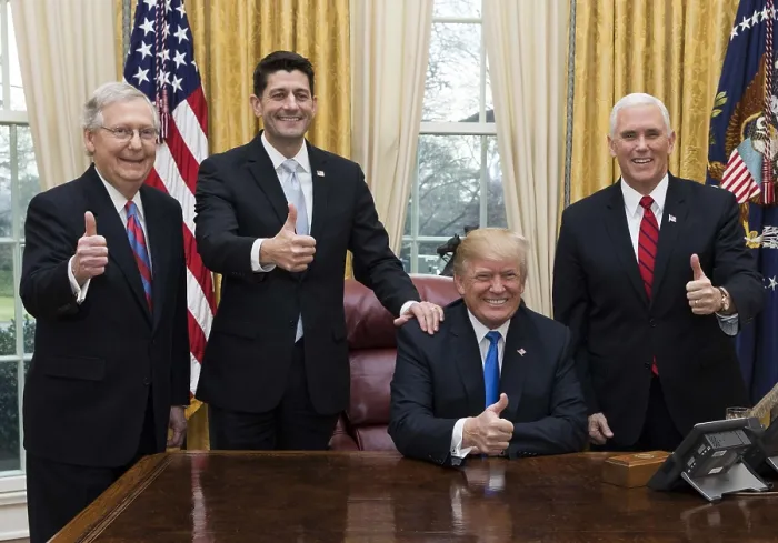 Framed Print : President Donald J. Trump celebrates the passage of the Tax Cuts Act, Dec. 20, 2017 Framed Print : President Donald J. Trump celebrates the passage of the Tax Cuts Act, Dec. 20, 2017