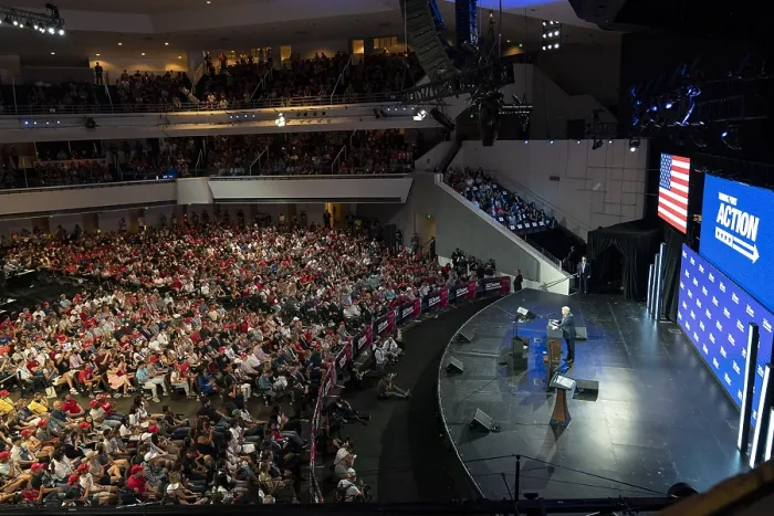 Framed Print : President Donald Trump speaks to an audience of Young Americans at the Dream City Church, Phoenix, June 23, 2020 Framed Print : President Donald Trump speaks to an audience of Young Americans at the Dream City Church, Phoenix, June 23, 2020