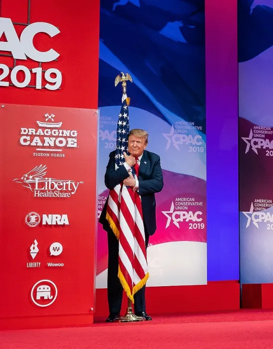 Framed Print : President Donald Trump speaks at the Conservative Political Action Conference (CPAC), March 2, 2019