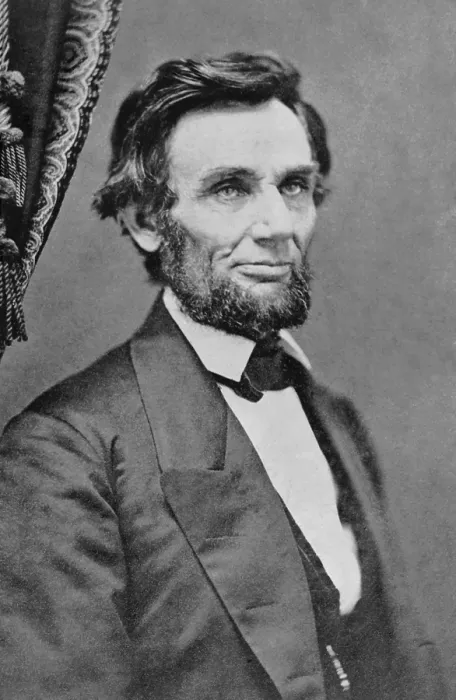 Framed Print : President-elect Abraham Lincoln grew a beard between his Nov. 1860 election and March 1861 inauguration