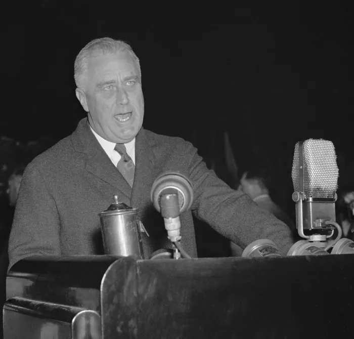 Framed Print : President Franklin Roosevelt attacking the Supreme Court in a Sept. 17, 1937 speech Framed Print : President Franklin Roosevelt attacking the Supreme Court in a Sept. 17, 1937 speech