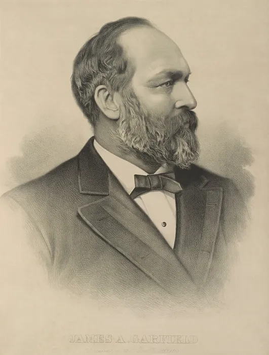 Framed Print : President James Garfield, 1881, the 20th US President