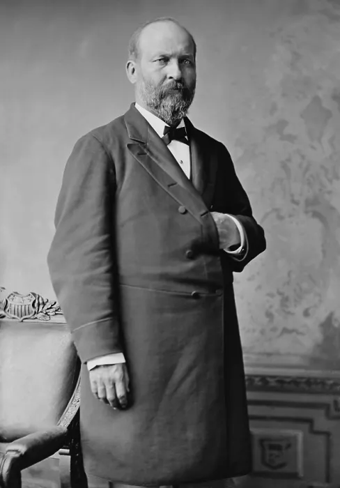 Framed Print : President James Garfield, 1881, the 20th US President. Problems with Stalwart Senator Roscoe Conkling occupied much of his brief presidency