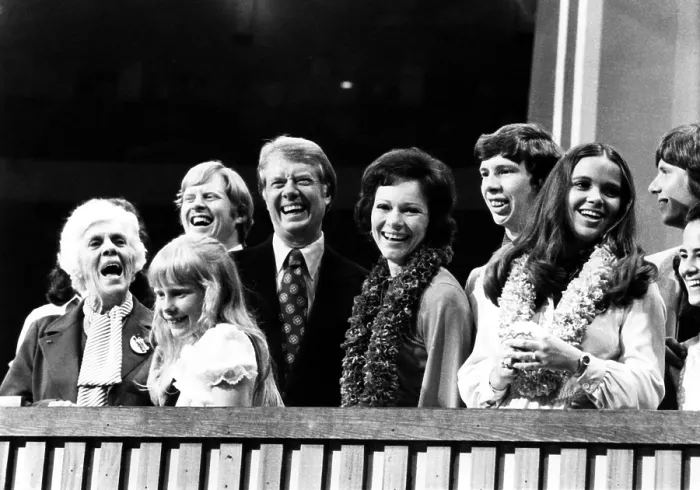 Framed Print : President Jimmy Carter and his family, 1980. Courtesy: CSU Archives / Everett Collection