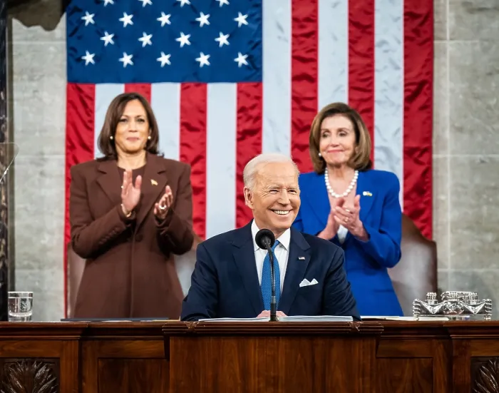 Framed Print : President Joe Biden delivers his State of the Union address to a joint session of Congress, March 1, 2022 Framed Print : President Joe Biden delivers his State of the Union address to a joint session of Congress, March 1, 2022