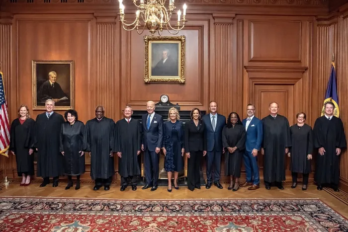 Framed Print : President Joe Biden, First Lady Jill Biden, Vice President Kamala Harris and Second Gentleman Douglas Emhoff attend the Investiture of Justice Ketanji Brown Jackson, Sept Framed Print : President Joe Biden, First Lady Jill Biden, Vice President Kamala Harris and Second Gentleman Douglas Emhoff attend the Investiture of Justice Ketanji Brown Jackson, Sept