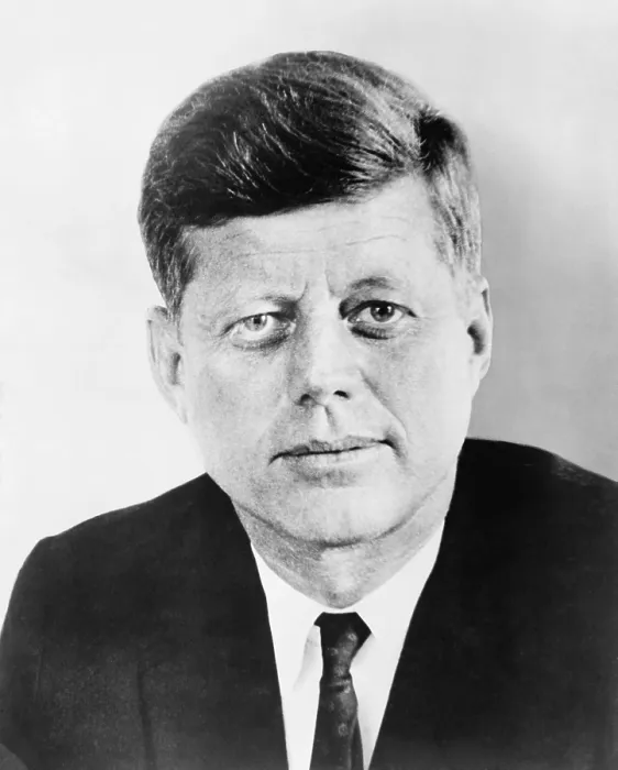 Framed Print : President John F. Kennedy (1917-1963). 1961 portrait