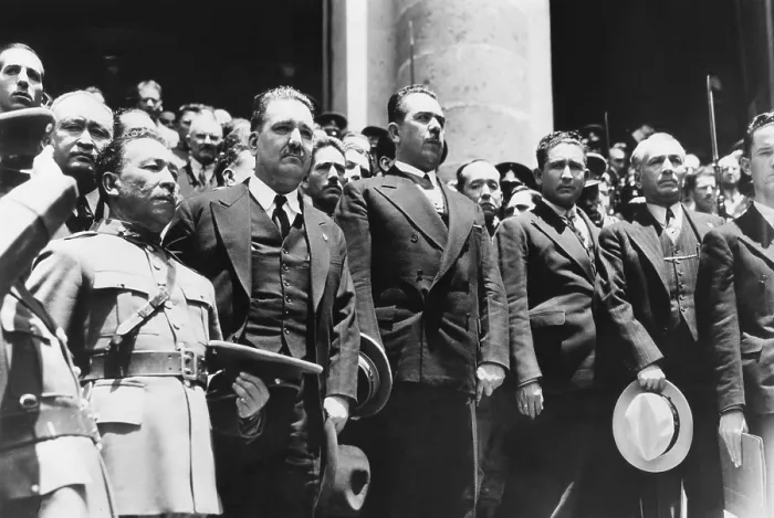 Framed Print : President Lazaro Cardenas annual message to the General Congress session. Sept. 3, 1938