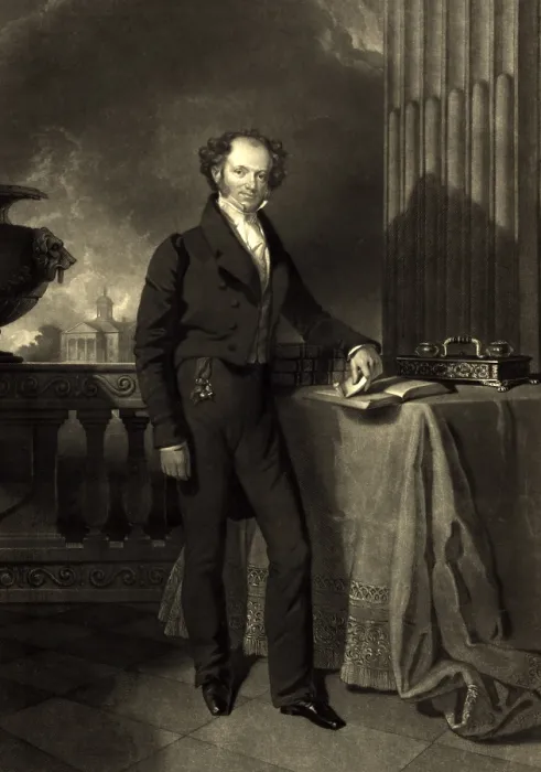 Framed Print : President Martin Van Buren, 1840