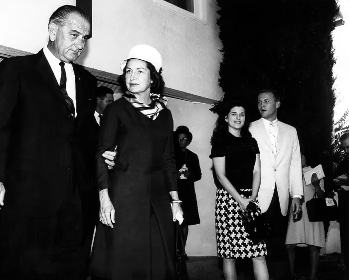 Framed Print : President and Mrs Johnson Johnson, leave church along with her daughter Luci and her husband Pat Nugent. October 9, 1966. Courtesy: CSU Archives / Everett Collection Framed Print : President and Mrs Johnson Johnson, leave church along with her daughter Luci and her husband Pat Nugent. October 9, 1966. Courtesy: CSU Archives / Everett Collection