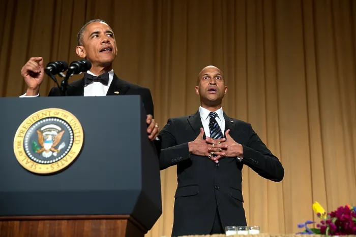 Framed Print : President Obama at the White House Correspondents Association Dinner with actor Keegan-Michael Key Framed Print : President Obama at the White House Correspondents Association Dinner with actor Keegan-Michael Key
