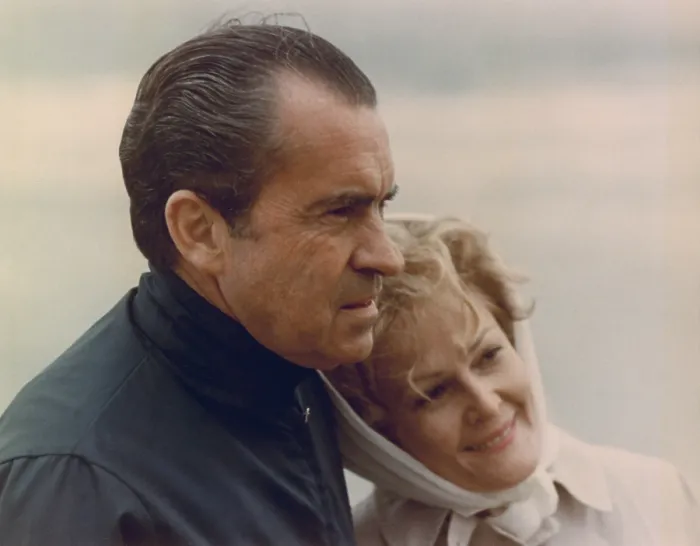 Framed Print : President and Pat Nixon in an affectionate moment on the beach at San Clemente. Jan 13 1971 Framed Print : President and Pat Nixon in an affectionate moment on the beach at San Clemente. Jan 13 1971