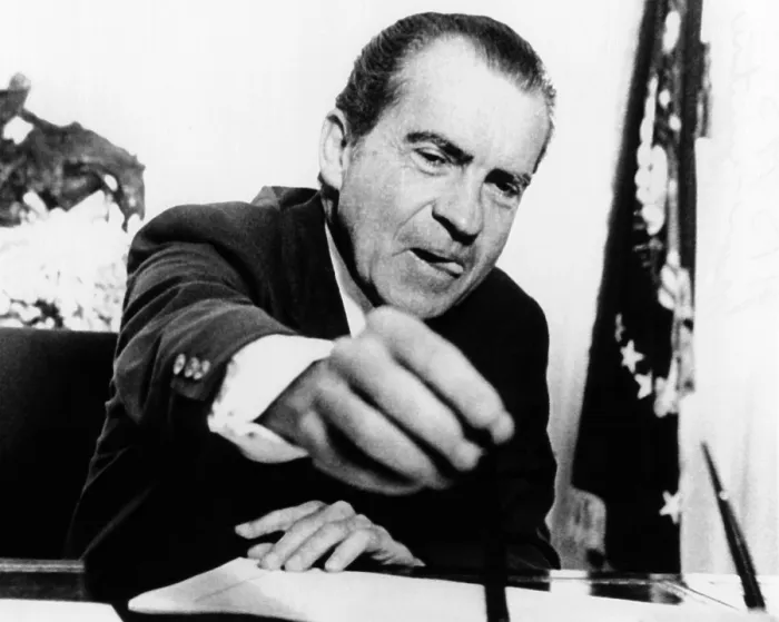 Framed Print : President Richard Nixon signs the Emergency Employment Act of 1971. The act would effectively create 150, 000 jobs over the following two years Framed Print : President Richard Nixon signs the Emergency Employment Act of 1971. The act would effectively create 150, 000 jobs over the following two years
