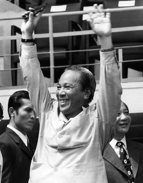 Framed Print : President of South Vietnam Nguyen Van Thieu, (1923-2001), during a rally in Saigon, 1972.. Courtesy: CSU Archives / Everett Collection Framed Print : President of South Vietnam Nguyen Van Thieu, (1923-2001), during a rally in Saigon, 1972.. Courtesy: CSU Archives / Everett Collection