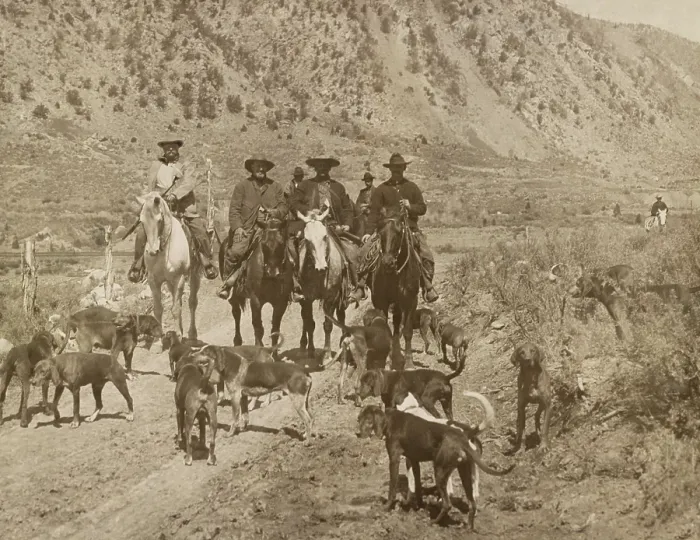 Framed Print : President Theodore Roosevelt and other men on horseback with a pack of hunting dogs. L-R: The President, Alexander Lambert, Jake Borah, John Goff Framed Print : President Theodore Roosevelt and other men on horseback with a pack of hunting dogs. L-R: The President, Alexander Lambert, Jake Borah, John Goff