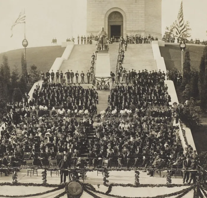 Framed Print : President Theodore Roosevelt speaking at the dedication of the McKinley National Memorial. Canton, Ohio, Sept. 30, 1907 (BSLOC_2017_4_38) Framed Print : President Theodore Roosevelt speaking at the dedication of the McKinley National Memorial. Canton, Ohio, Sept. 30, 1907 (BSLOC_2017_4_38)