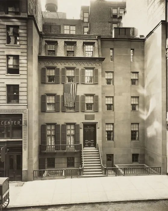 Framed Print : President Theodore Roosevelt's was born and raised in a townhouse at 28 E. 20th St. New York City