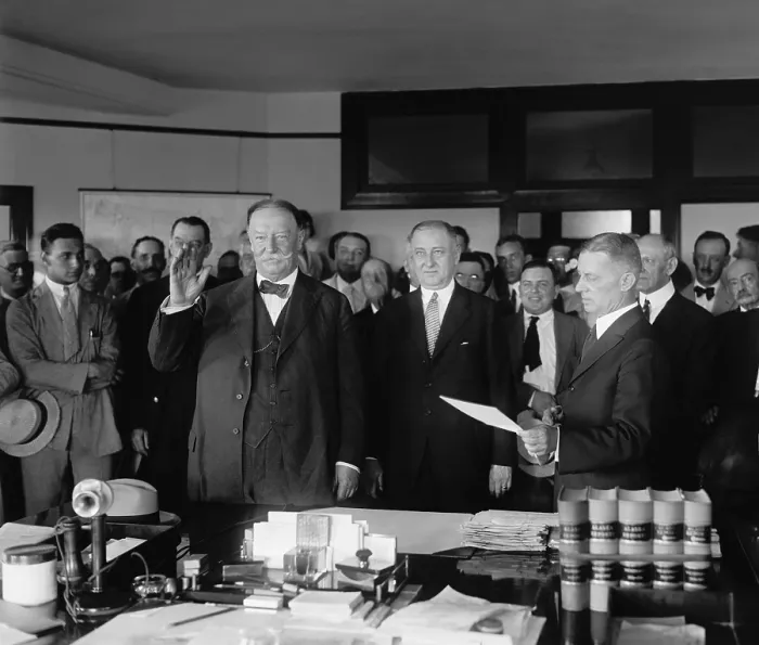 Framed Print : Former President William Howard Taft being sworn in as Chief Justice of the Supreme Court. July 11, 1921 Framed Print : Former President William Howard Taft being sworn in as Chief Justice of the Supreme Court. July 11, 1921