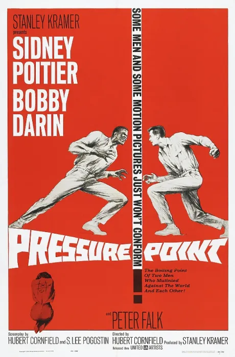 Framed Print : PRESSURE POINT, US poster art, Sidney Poitier, Bobby Darin, 1962