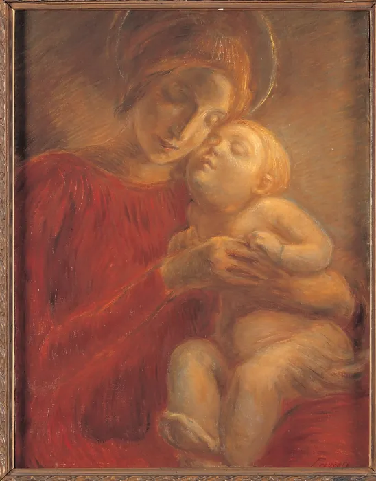 Framed Print : Previati Gaetano, Madonna and Child, 1895, 19th Century, oil on canvas, private collection (65304) Everett CollectionMondadori Portfolio**US SALES ONLY** Framed Print : Previati Gaetano, Madonna and Child, 1895, 19th Century, oil on canvas, private collection (65304) Everett CollectionMondadori Portfolio**US SALES ONLY**
