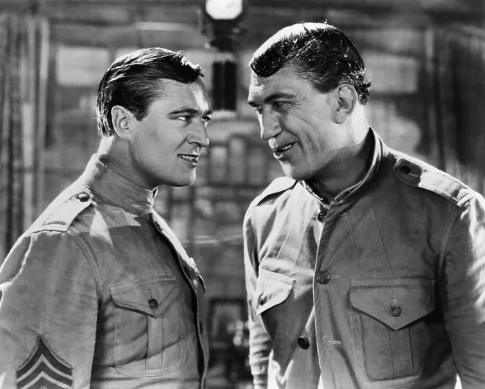 Framed Print : WHAT PRICE GLORY, Edmund Lowe, Victor McLaglen, 1926 Framed Print : WHAT PRICE GLORY, Edmund Lowe, Victor McLaglen, 1926