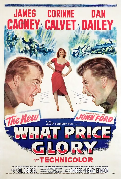 Framed Print : WHAT PRICE GLORY, James Cagney, Corinne Calvet, Dan Dailey, 1952 Framed Print : WHAT PRICE GLORY, James Cagney, Corinne Calvet, Dan Dailey, 1952