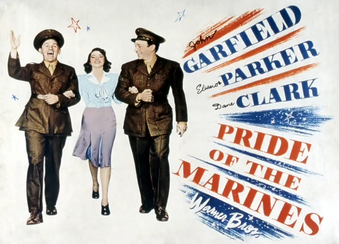 Framed Print : PRIDE OF THE MARINES, John Garfield, Eleanor Parker, Dane Clark, 1945