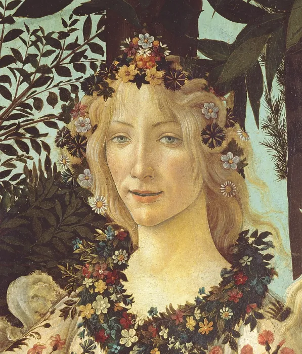 Framed Print : Primavera, by Sandro Filipepi Known as Botticelli, 1478 about, 15th Century, thick tempera on panel, cm 203 x 314 - Italy, Tuscany, Florence, Uffizi Gallery