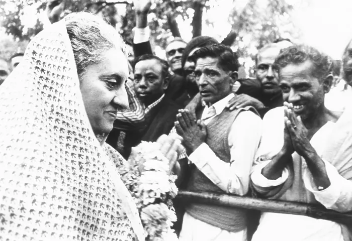 Framed Print : Prime Minister Indira Gandhi cheered as her New Congress Party won a two-thirds majority. March 11, 1971. (CSU_2015_9_733) Framed Print : Prime Minister Indira Gandhi cheered as her New Congress Party won a two-thirds majority. March 11, 1971. (CSU_2015_9_733)