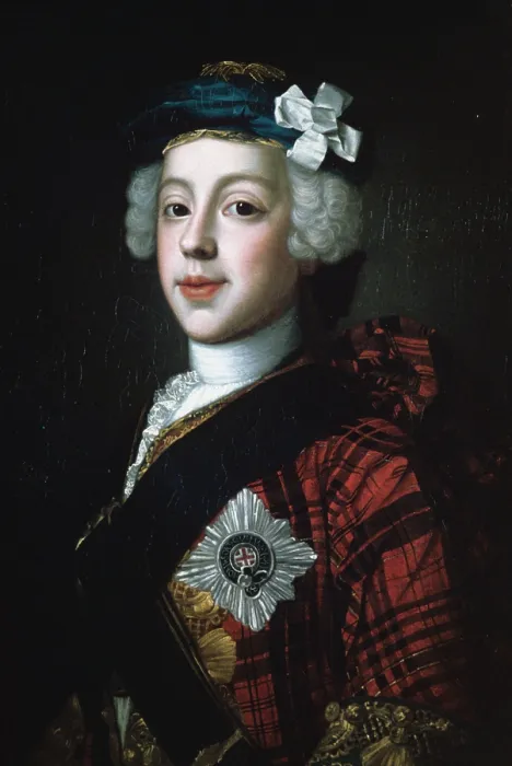 Framed Print : Prince Charles Edward Stuart, by William Mosman, 1738-1745, 18th Century, oil on canvas, 76.2 x 63.8 cm - United Kingdom, Edinburgh, National Gallery of Scotland