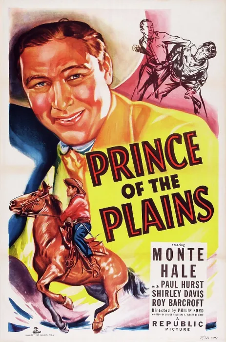 Framed Print : PRINCE OF THE PLAINS, US poster art, Monte Hale, 1949 Framed Print : PRINCE OF THE PLAINS, US poster art, Monte Hale, 1949