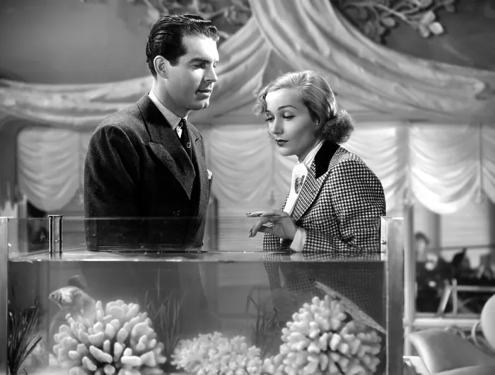 Framed Print : THE PRINCESS COMES ACROSS, Fred MacMurray, Carole Lombard, 1936 Framed Print : THE PRINCESS COMES ACROSS, Fred MacMurray, Carole Lombard, 1936