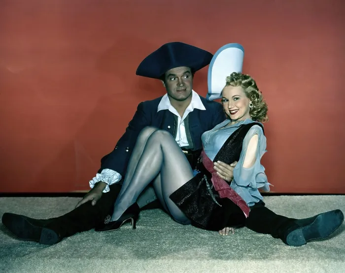 Framed Print : THE PRINCESS AND THE PIRATE, from left: Bob Hope, VIrginia Mayo, 1944 Framed Print : THE PRINCESS AND THE PIRATE, from left: Bob Hope, VIrginia Mayo, 1944