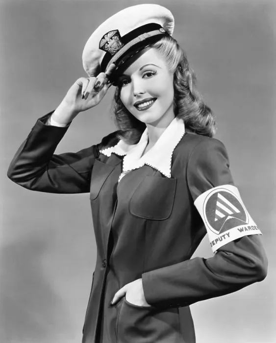 Framed Print : PRIORITIES ON PARADE, Ann Miller, 1942 Framed Print : PRIORITIES ON PARADE, Ann Miller, 1942