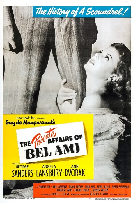 Framed Print : THE PRIVATE AFFAIRS OF BEL AMI, US poster, Angela Lansbury, 1947