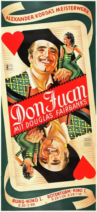 Framed Print : THE PRIVATE LIFE OF DON JUAN, Douglas Fairbanks on Austrian poster art, 1934 Framed Print : THE PRIVATE LIFE OF DON JUAN, Douglas Fairbanks on Austrian poster art, 1934