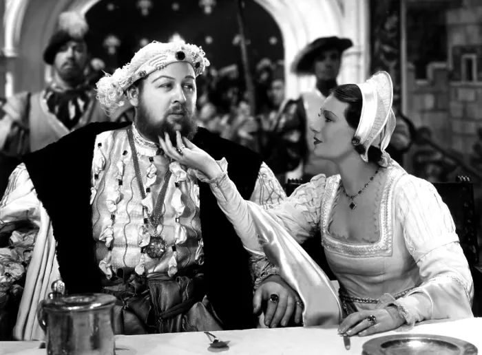 Framed Print : THE PRIVATE LIFE OF HENRY VIII, Charles Laughton, Binnie Barnes, 1933