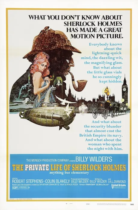Framed Print : THE PRIVATE LIFE OF SHERLOCK HOLMES, US poster art, 1970 Framed Print : THE PRIVATE LIFE OF SHERLOCK HOLMES, US poster art, 1970