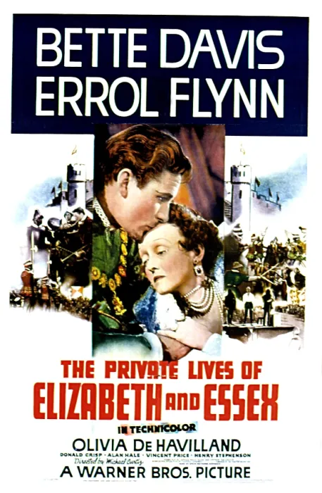 Framed Print : THE PRIVATE LIVES OF ELIZABETH AND ESSEX, Errol Flynn, Bette Davis, 1939