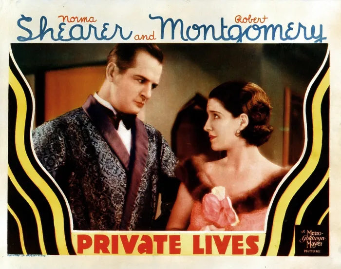 Framed Print : PRIVATE LIVES, from left, Reginald Denny, Norma Shearer, 1931