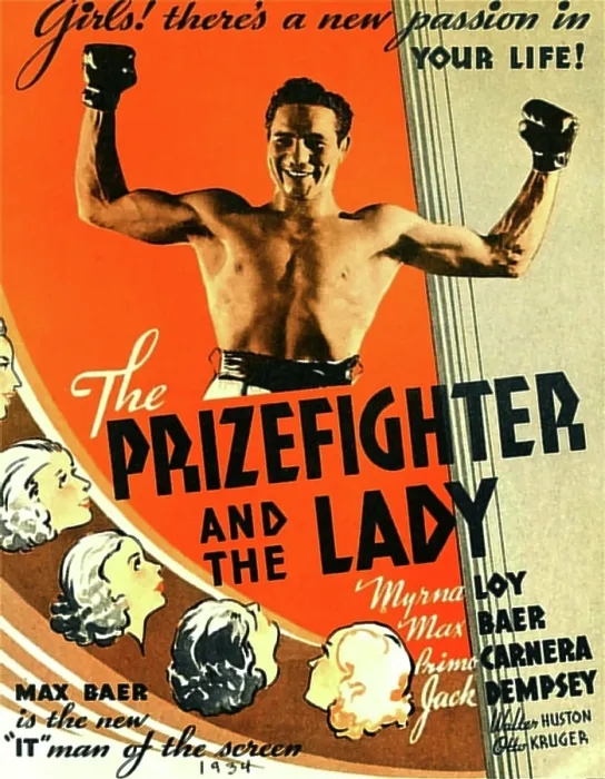 Framed Print : THE PRIZEFIGHTER AND THE LADY, US poster, Max Baer, 1933 Framed Print : THE PRIZEFIGHTER AND THE LADY, US poster, Max Baer, 1933