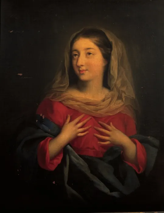 Framed Print : probably Artista francese, Madonna, 17th Century, oil on canvas, Italy, Lombardy, Milan, Brera Art Gallery, (585472) Everett CollectionMondadori Portfolio**US SALES ONLY** Framed Print : probably Artista francese, Madonna, 17th Century, oil on canvas, Italy, Lombardy, Milan, Brera Art Gallery, (585472) Everett CollectionMondadori Portfolio**US SALES ONLY**