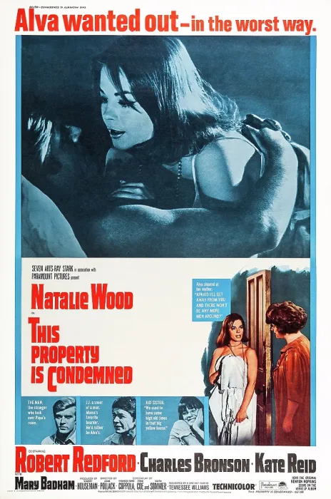 Framed Print : THIS PROPERTY IS CONDEMNED, US poster art, top, from left: Robert Redford, Natalie Wood, 1966